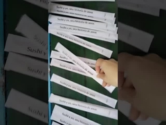 使い捨て竹箸、丈夫で滑らか、個包装、日本の寿司とアジア料理用、箸