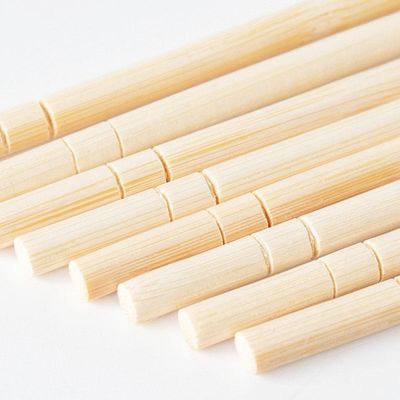Natural  5.0mm 5.5mm 6.0mm round disposable bamboo chopsticks  Chopsticks Biodegradable Disposable Chopsticks for Sushi Restaurant Camping Chinese Chopsticks Wholesale