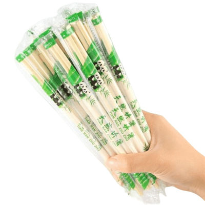 家庭用/レストラン用/ホテル用 袖付きの使い捨て丸い竹のチョップスティック