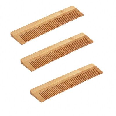Hot Sale Promotions Custom Bamboo Hair Comb Made Natural Bamboo Hair Comb for Hotel and Travel